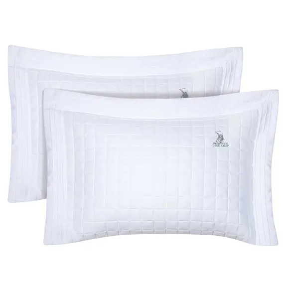 Greenwich Polo Club Ζευγος Μαξιλαροθηκες Classic 2354 White
