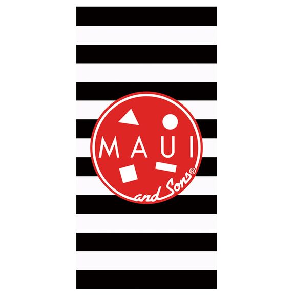 MAUI 5829 ΠΕΤΣΕΤΑ ΘΑΛΑΣΣΗΣ 75Χ150 ΚΟΚΚΙΝΟ, ΜΑΥΡΟ