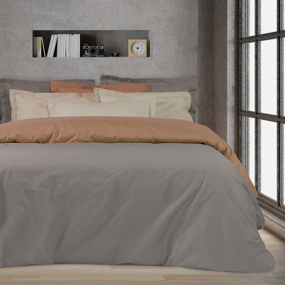 DAS HOME 1004 ΣΕΝΤΟΝΙ ΗΜΙΔΙΠΛΟ ΜΕ ΛΑΣΤΙΧΟ COFFEE BROWN COFFEE BROWN