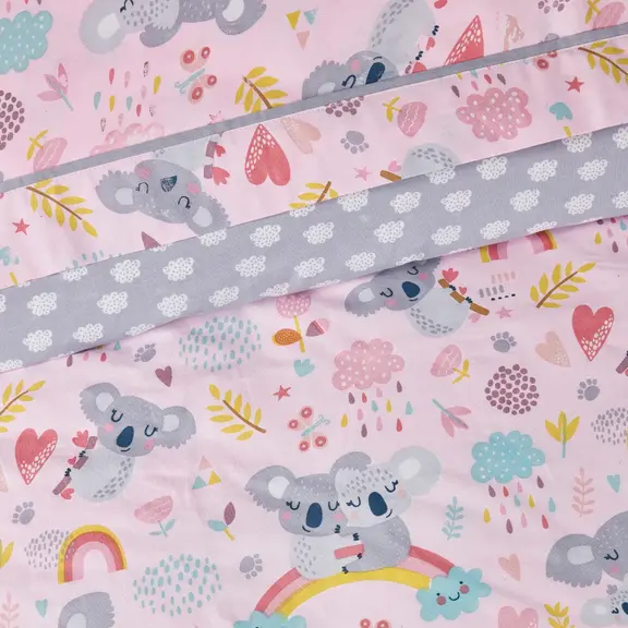 Das Kids σετ Σεντονια Μονα 4934 Grey, Pink