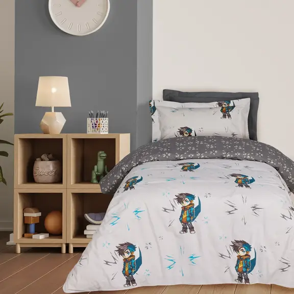 Das Kids σετ Σεντονια Μονα 4939 Beige, Grey