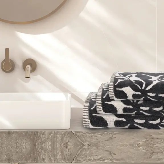Das Home σετ Πετσετες 3τεμαχια Daily 0795 Black