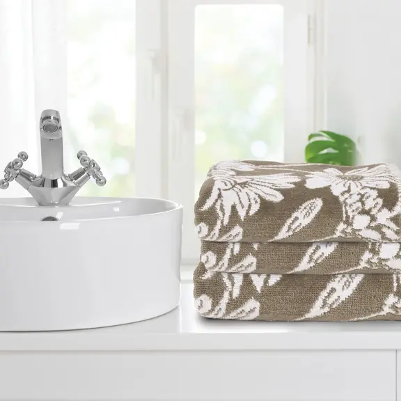 Das Home σετ Πετσετες 3τεμαχια Daily 0799 Taupe