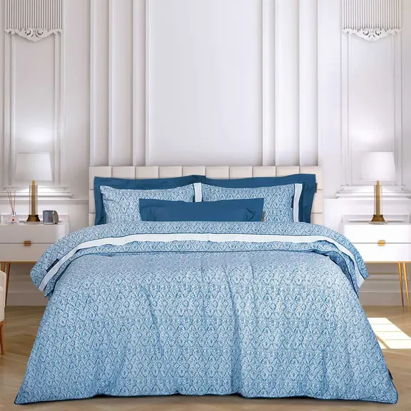 Greenwich Polo Club σετ Σεντονια Υπερδιπλα Essential 2268 Blue, White