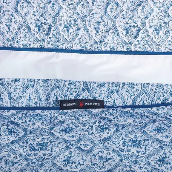 Greenwich Polo Club σετ Σεντονια Υπερδιπλα Essential 2268 Blue, White