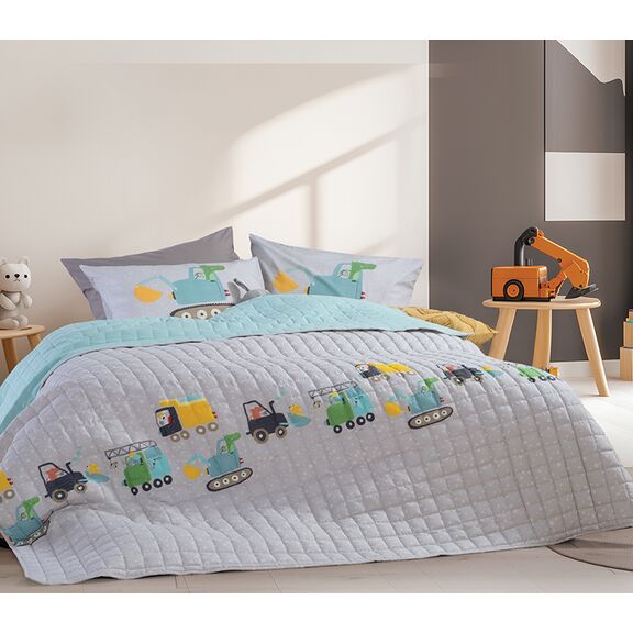 ΠΑΙΔΙΚΟ ΚΟΥΒΕΡΛΙ ΜΟΝΟ FUN AT WORK 180X240 NEF-NEF HOMEWARE