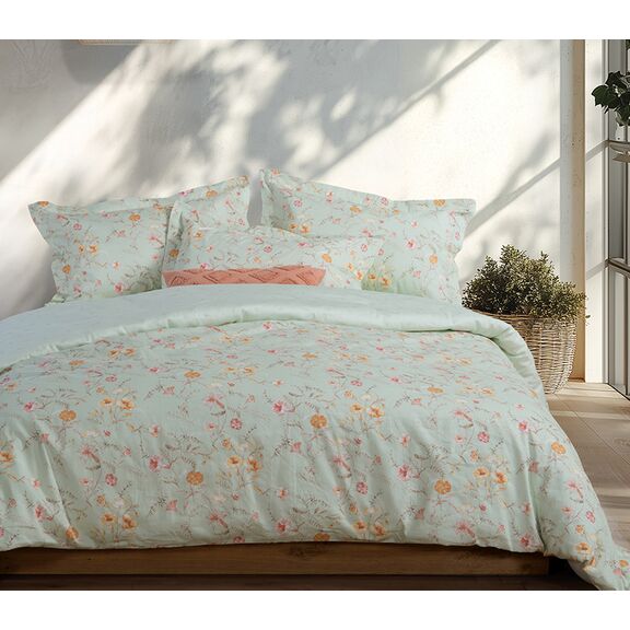 ΣΕΤ ΣΕΝΤΟΝΙΑ ΒΑΜΒΑΚΟΣΑΤΕΝ KING SIZE MIMOSA 270X280 NEF-NEF HOMEWARE
