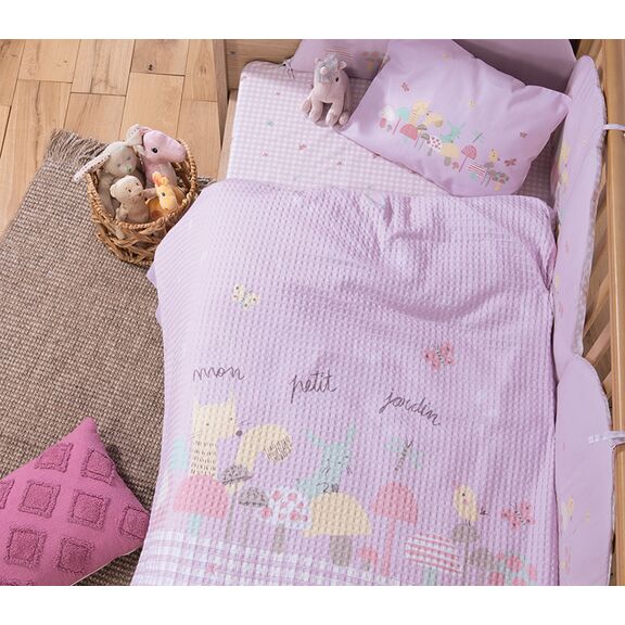 ΒΡΕΦΙΚΗ ΚΟΥΒΕΡΤΑ ΠΙΚΕ ΚΟΥΝΙΑΣ MON PETIT JARDIN 110X150 NEF-NEF HOMEWARE
