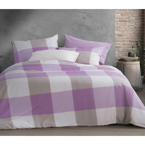 ΣΕΤ ΣΕΝΤΟΝΙΑ ΒΑΜΒΑΚΕΡΑ ΜΟΝΑ CASUAL CHECK ΜΕ ΛΑΣΤΙΧΟ  NEF-NEF HOMEWARE
