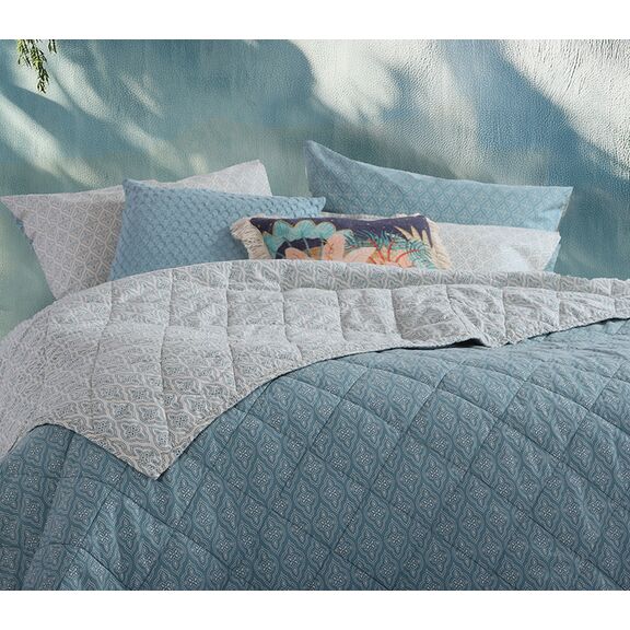 ΚΟΥΒΕΡΛΙ ΥΠΕΡΔΙΠΛΟ SORENTO BLUE 230X240 NEF-NEF HOMEWARE