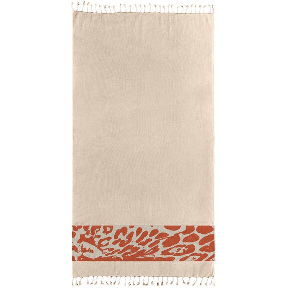 Πετσέτα Θαλάσσης - Παρεό Pestemal 24 Beige 90x170 guy Laroche  100% Cotton