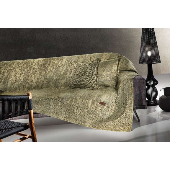 Ριχτάρι Nobel Olive 4θέσιος 180χ350 guy Laroche  37% Cotton-21%polyester-42% Acrylic