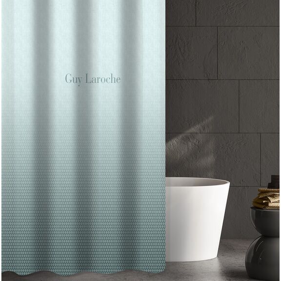 Κουρτίνα Μπάνιου 240x185cm guy laroche christy - aqua grey polyester