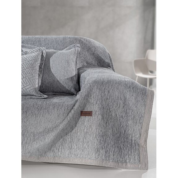 Ριχτάρι Καναπέ Central Silver (Πολυθρόνα) 180x150 guy Laroche  37% Cotton-21%polyester-42% Acrylic