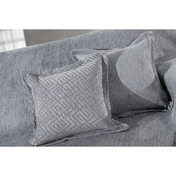 Ριχτάρι Καναπέ Central Silver (Πολυθρόνα) 180x150 guy Laroche  37% Cotton-21%polyester-42% Acrylic