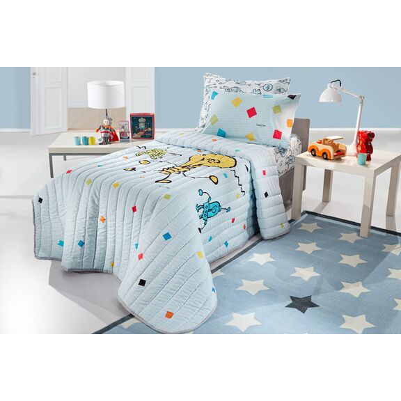 Κουβερλί Bright 160x230 Saint Clair  100% Pol.- Microfiber