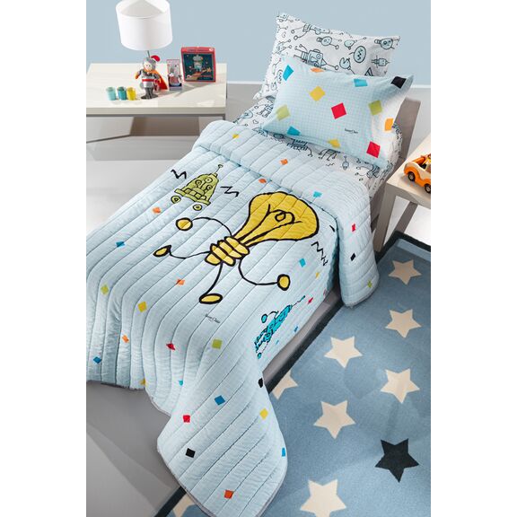 Κουβερλί Bright 160x230 Saint Clair  100% Pol.- Microfiber