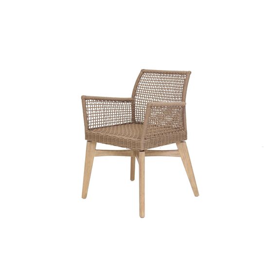 Καρέκλα Τραπεζαρίας με Μπράτσα Thin air low Back Latte (61x59x79) Soulworks 0370070