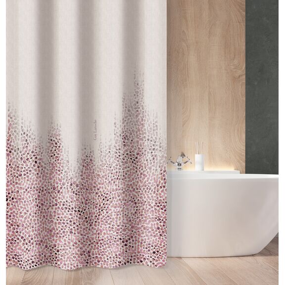 Κουρτίνα Μπάνιου Aria Pudra 240x185 guy Laroche  100% Polyester, Water Repellant