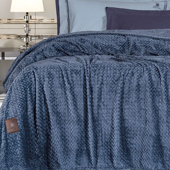 Greenwich Polo Club Κουβερτα Fleece Υπερδιπλh 2498 Μπλε