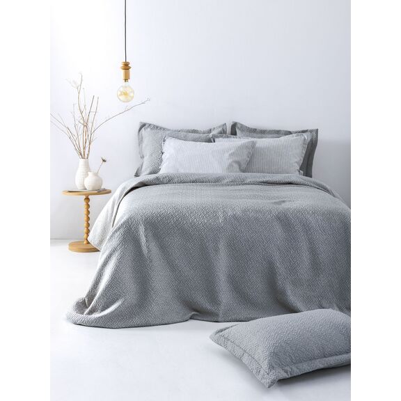 Κουβέρτα Matelasse 170x260 zoe Grey