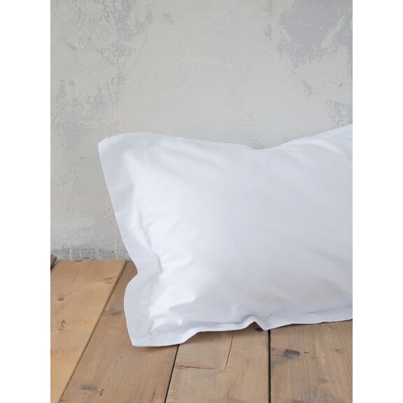 Μαξιλαροθήκες Oxford Superior Satin - White Nima Home