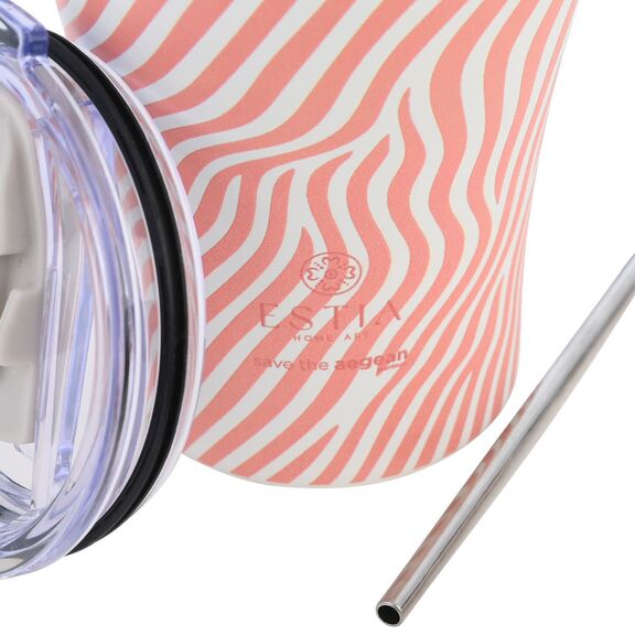 Estia Θερμος Coffee mug Save the Aegean 350ml soft Ripple