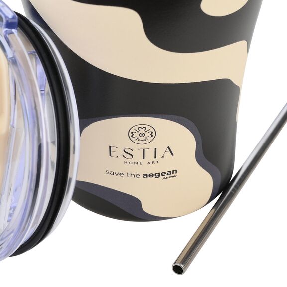 Estia Θερμος Coffee mug Save the Aegean 350ml bold Drift