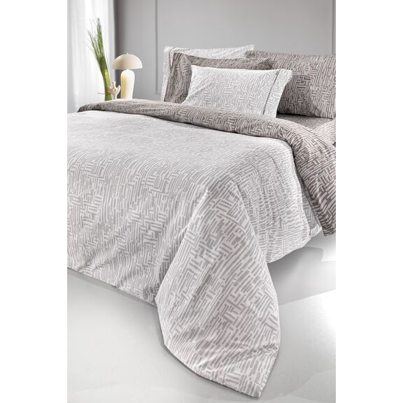 Σετ 4τμχ Σεντόνια Cuba Grey 270x265 guy Laroche  100% Cotton Percale