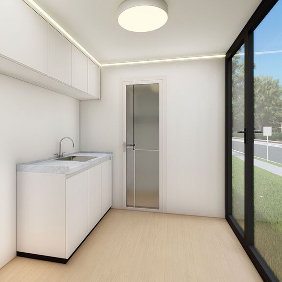 Apple Cabin Capsule House 13m2, με 1 Υπνοδωμάτιο