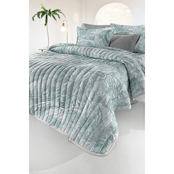 Κουβερλί Drama Mint 220x240 guy Laroche  100% Microsuede