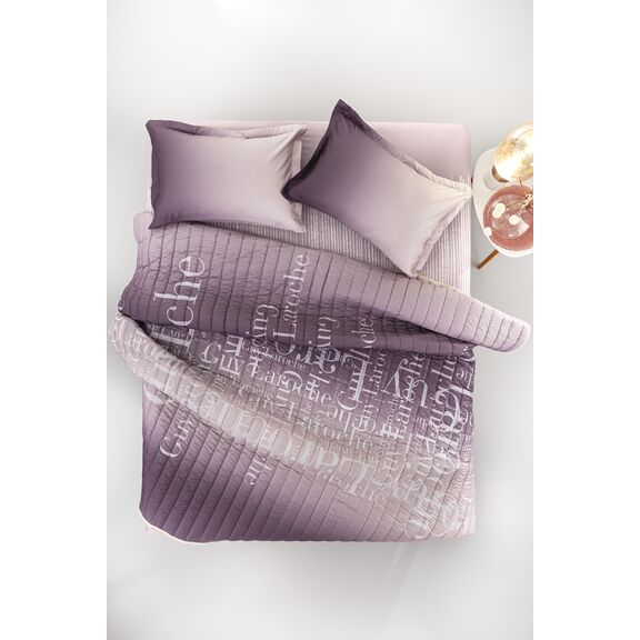 Κουβερλί Estella Lilac 220x240 guy Laroche  100% Microsuede