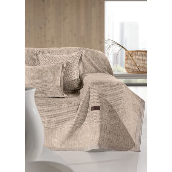 Ριχτάρι Καναπέ Central Natural (Τετραθέσιος) 180x350 guy Laroche  37% Cotton-21%polyester-42% Acrylic