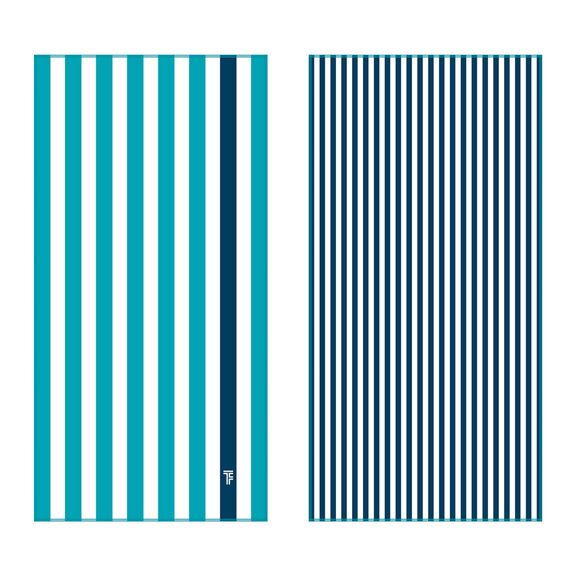 Πετσέτα Θαλάσσης med 04 (1+1) Feel and Touch  83% Polyester - 17% Polyamide