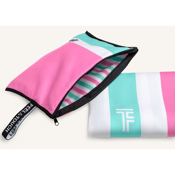 Πετσέτα Θαλάσσης med 06 (1+1) Feel and Touch  83% Polyester - 17% Polyamide