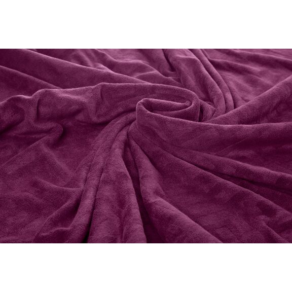 Πετσέτα Θαλάσσης Icon Aubergine 90x170 Feel and Touch  88% Polyester - 12% Poliammide
