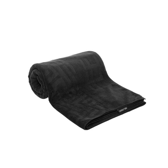 Πετσέτα Θαλάσσης Icon Black 90x170 Feel and Touch  88% Polyester - 12% Poliammide
