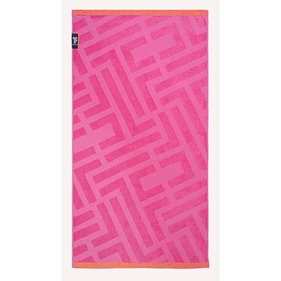 Πετσέτα Θαλάσσης Fresh Fuchsia Feel and Touch  100% Cotton
