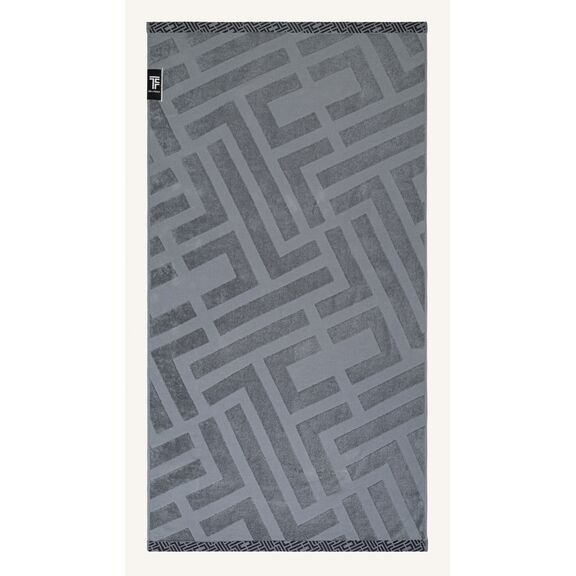 Πετσέτα Θαλάσσης Fresh Anthracite Feel and Touch  100% Cotton