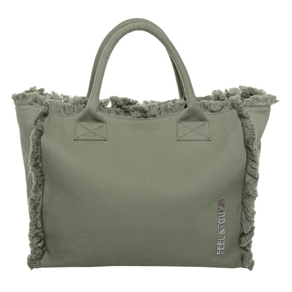 Τσάντα Ώμου Caribbean Khaki Feel and Touch  100% Cotton