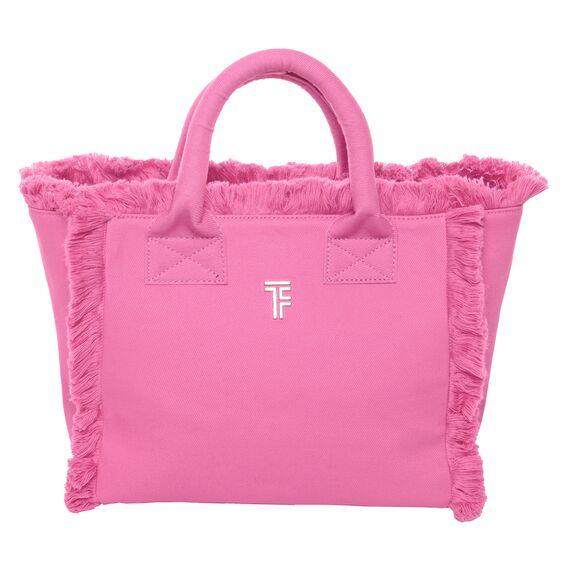 Τσάντα Χειρός Caribbean Pink Feel and Touch  100% Cotton