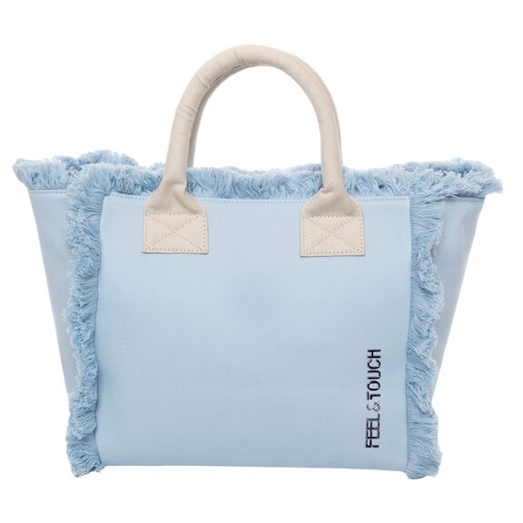 Τσάντα Χειρός Caribbean Ciel - Ammos Feel and Touch  100% Cotton