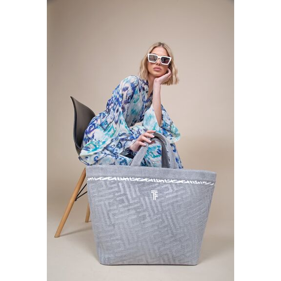 Τσάντα Παραλίας Icon Titanium Feel and Touch  88% Polyester - 12% Poliammide