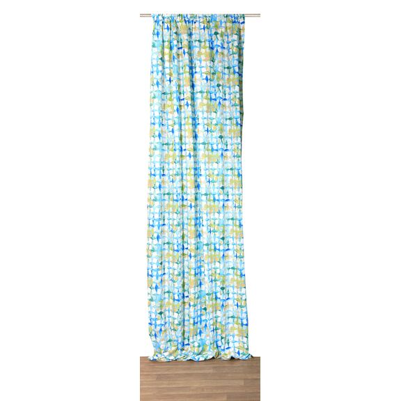 Κουρτίνα με Τρέσα 280x270 Rubic 2 Blue