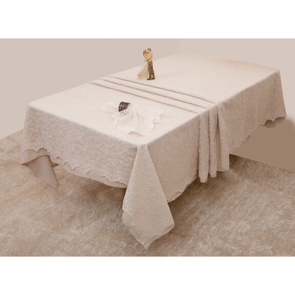 Τραπεζομάντηλο Δαντέλα 150x150 2330 Ivory
