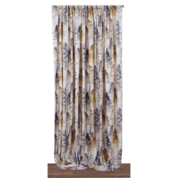 Κουρτίνα με Τρέσα 280x270 Forest Beige
