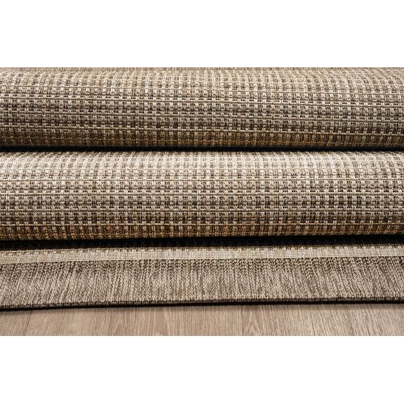 Χαλι Ethnik  202822c Brown/caramel Beige - 200x285   με το Mέτρο