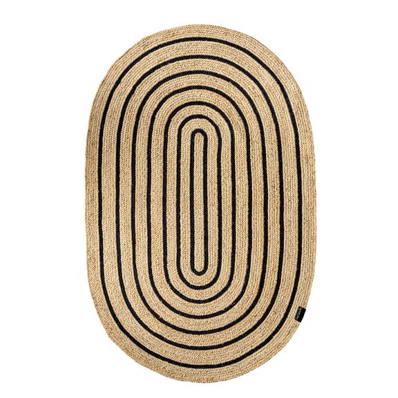 Χαλί Maya Natural Oval 140x210 guy Laroche  60% Jute - 40% Cotton