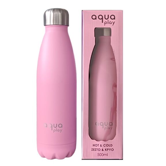 Μπουκάλι Θερμός 500 ml Aquaplay ροζ