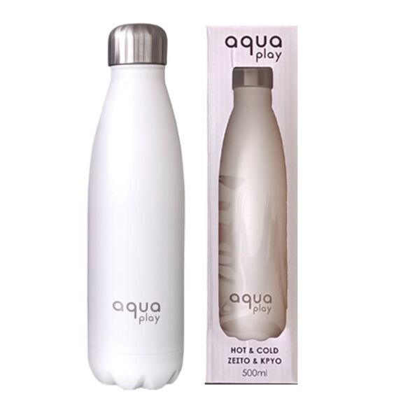 Μπουκάλι Θερμός 500 ml Aquaplay Λευκό